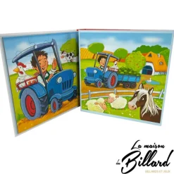 Livre Puzzle La Ferme : l'indispensable pour les tout-petits signé Goki