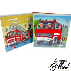 Livre Puzzle pompiers : l'incontournable des puzzles enfant !