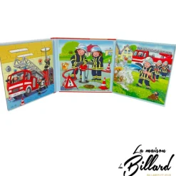 Livre Puzzle pompiers : l'incontournable des puzzles enfant !