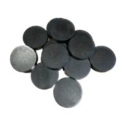 LOT de 12 pions noirs 30 x 7 mm