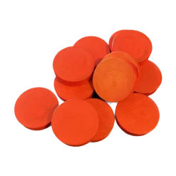 LOT de 12 pions rouges 30 x 7 mm