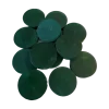 LOT de 12 pions verts 30 x 7 mm