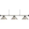 Lustre Allu brossé et noir. Design et pratique