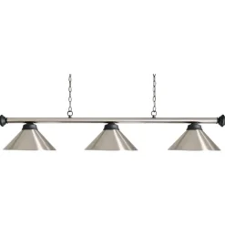 Lustre Allu brossé et noir. Design et pratique