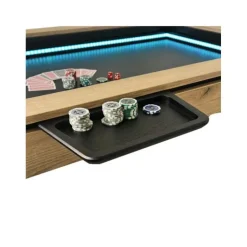 Moyenne tablette creuse à jetons pour table de jeu