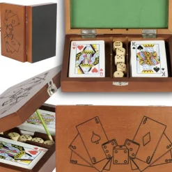 Nouveau Coffret Cartes et dés "Elégance".