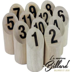 Number kubb original en bois