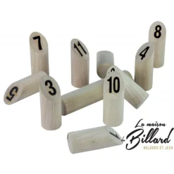 Number kubb original en bois