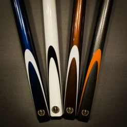 Pack de 4 queues de billard anglaise en fibre