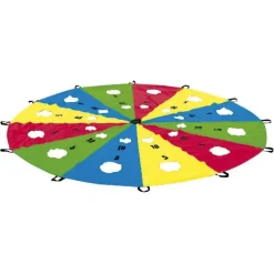 Parapoints — Jeu collectif multicolore pour enfants (Ø 4 m)