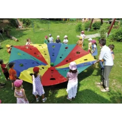 Parapoints — Jeu collectif multicolore pour enfants (Ø 4 m)