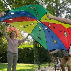 Parapoints — Jeu collectif multicolore pour enfants (Ø 4 m)