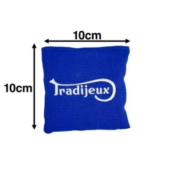Petit sac Cornhole Tradijeux Bleu