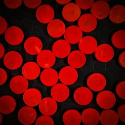 Pions buis 30 x 7 mm Rouge(Jeu Black Hole...)