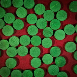 Pions buis 30 x 7 mm vert(Black Hole...)