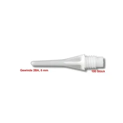 100 pointes 2BA soft pro tip blanche