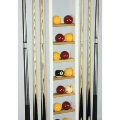 Porte-queues 6 queues Blanc + rangement jeu de billes