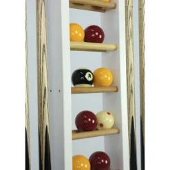 Porte-queues 6 queues Blanc + rangement jeu de billes