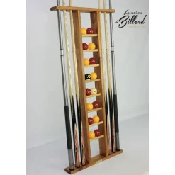 Porte-queues 6 queues vintage + rangement jeu de billes