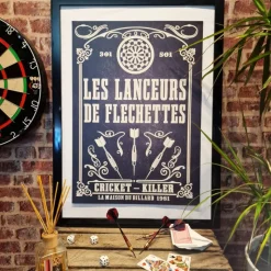Poster de fléchette