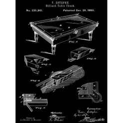 Poster Origine Billard Estephe