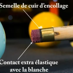 Procédé 8 pool 9/10 mm 2 couches Pro Lord Cue