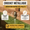 Puissance 4 Géant XL en Bois 122 cm