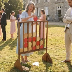Puissance 4 Géant XL en Bois 122 cm