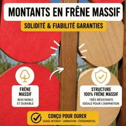 Puissance 4 Géant XL en Bois 122 cm