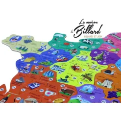 Puzzle en bois carte de France et Régions