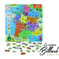 Puzzle en bois carte de France et Régions