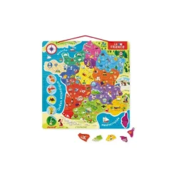 Puzzle en bois carte de France et Régions