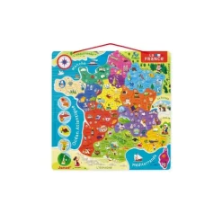 Puzzle en bois carte de France et Régions