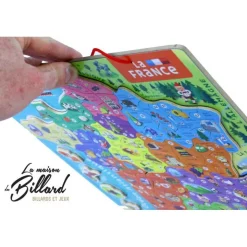 Puzzle en bois carte de France et Régions