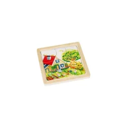 Puzzle en bois 4 saisons - Découvre les saisons de manière ludique