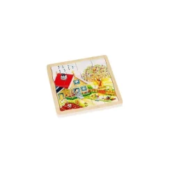 Puzzle en bois 4 saisons - Découvre les saisons de manière ludique