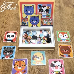 Puzzle magnétique pour composer des animaux et en inventer d’autres