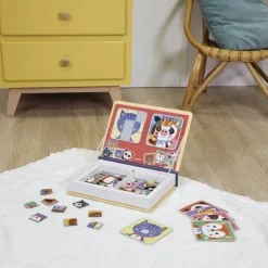 Puzzle magnétique pour composer des animaux et en inventer d’autres