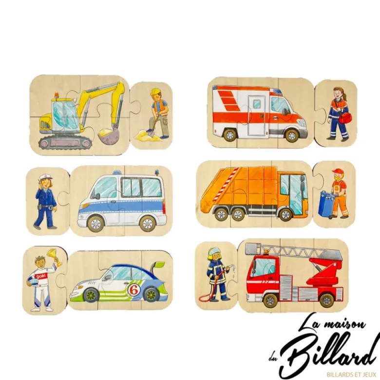 Puzzle Métiers, un superbe jouet en bois pour les enfants dès 2 ans