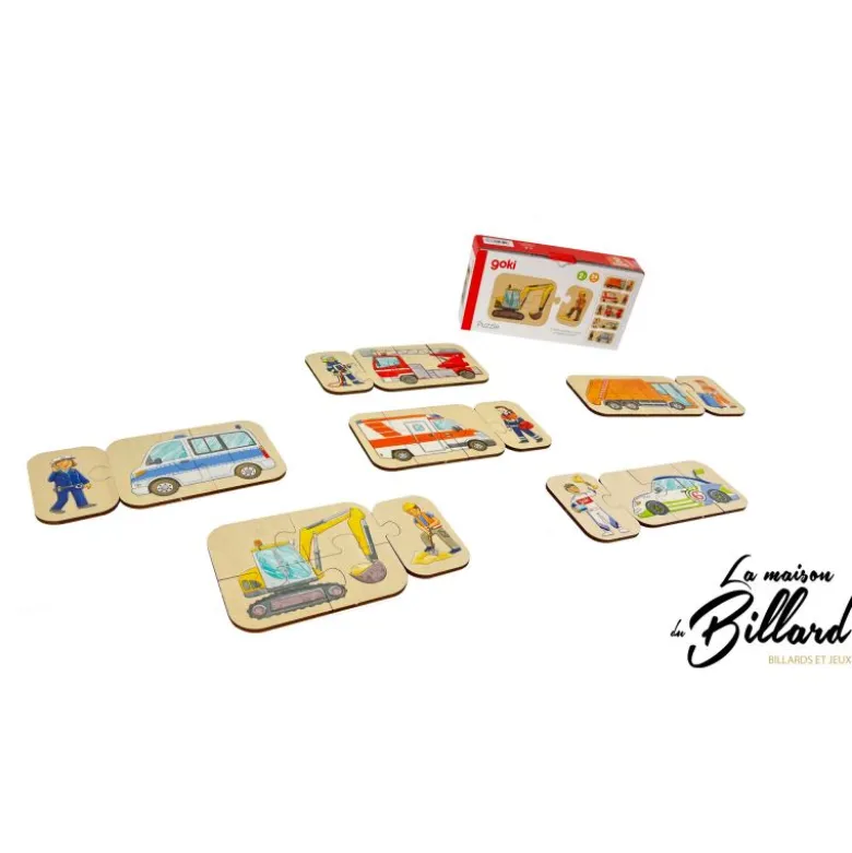 Puzzle Métiers, un superbe jouet en bois pour les enfants dès 2 ans