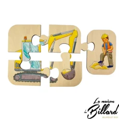 Puzzle Métiers, un superbe jouet en bois pour les enfants dès 2 ans