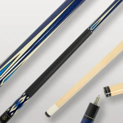 Queue de billard Francais Lynx Pro 80 Bleue