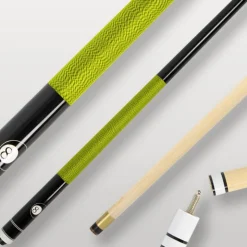 Queue de billard Mixte jaune et noir