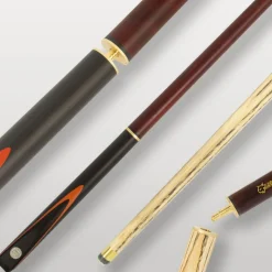 Queue de billard rouge 3 parties 145 - 120 ou 100 cm