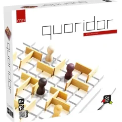 Quoridor Mini - Un Jeu de Stratégie et de Réflexion en Bois Compact
