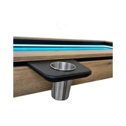 Repose gobelet + gobelet inox pour la table de jeux