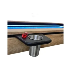 Repose gobelet + gobelet inox pour la table de jeux