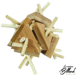 Set de 6 casse-têtes en bambou
