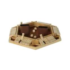 Shut the Box en bois – Version 6 joueurs