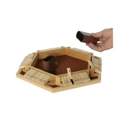 Shut the Box en bois – Version 6 joueurs